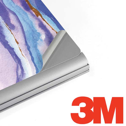 Blue Violet Watercolor Geode Surface Book 2 15in Skin